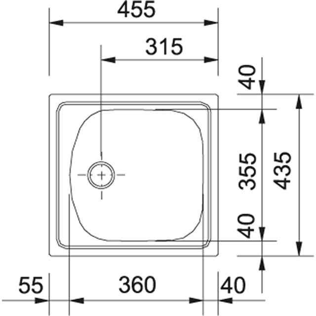ETN 610 Мойка кухонная прямоугольная Franke  - Вид №1