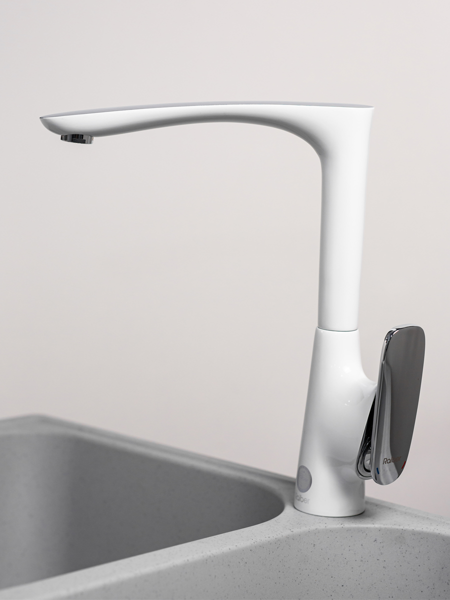 R1202 Смеситель для кухни однорычажный, боковой Raiber Dunis  - Вид №4