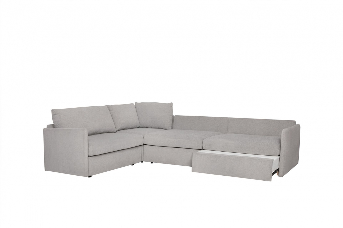 Диван-кровать Smart угловой светло-серый SITS ДИЗАЙНЕРСКИЕ, SMART 192340 Серый  - Вид №3