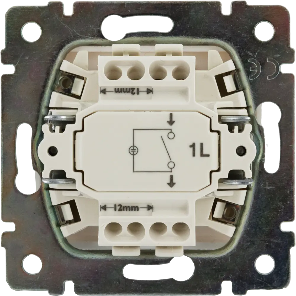 Выключатель Legrand «Valena» 1 клавиша, с подсветкой, цвет белый STLM-2202110 - Вид №2