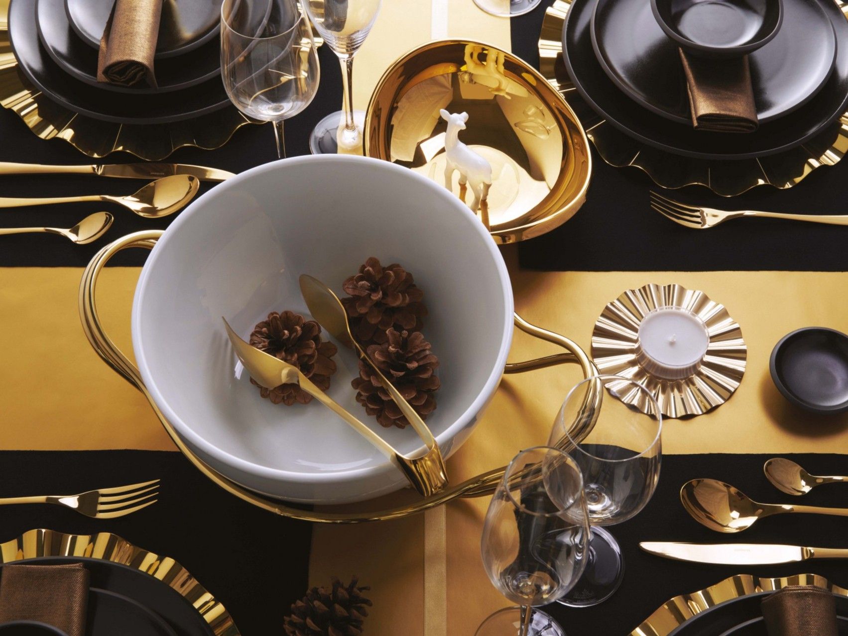 Фарфор и нержавеющая сталь Spaghettiera Sambonet New Living ARCH-00126404 - Вид №3