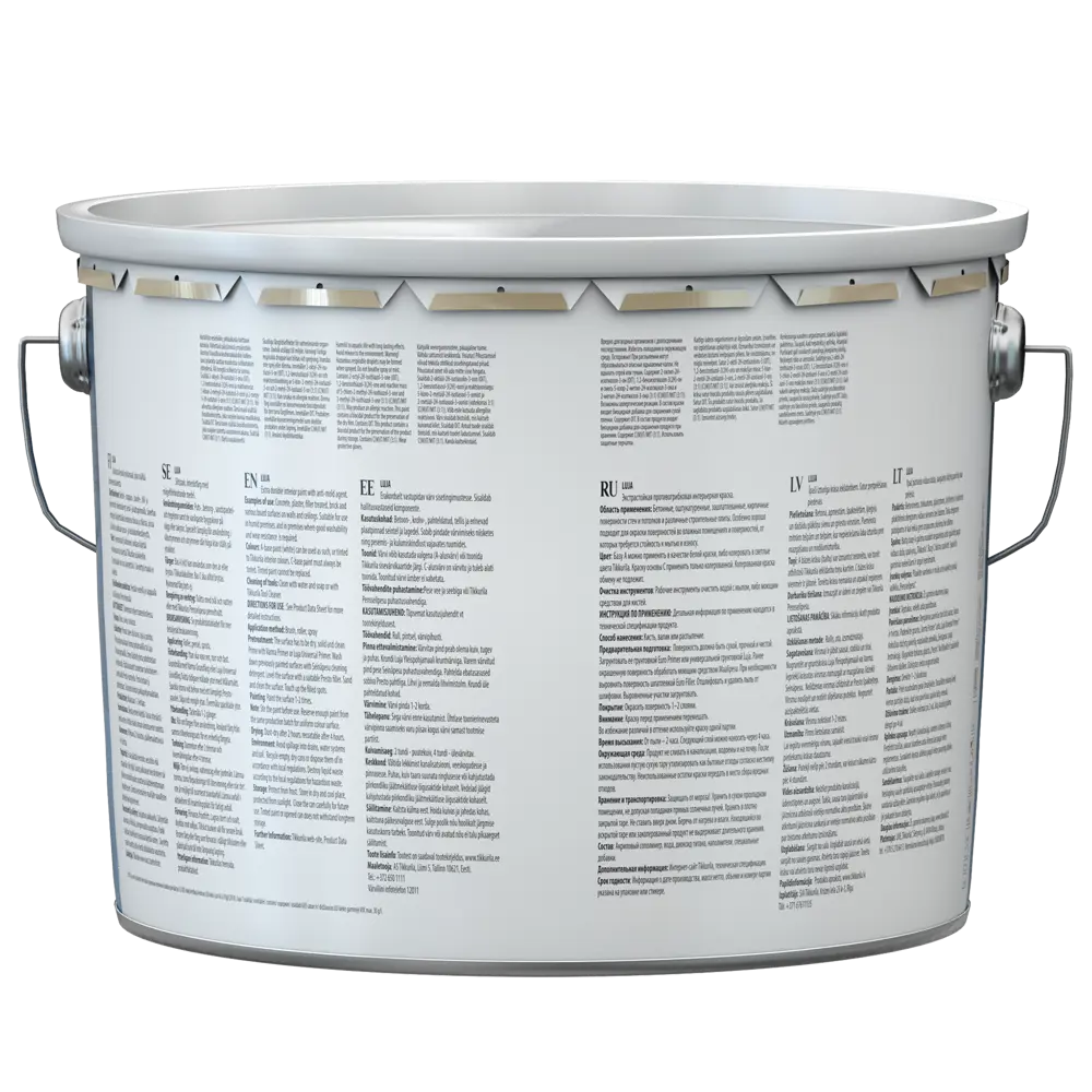 Краска для стен и потолков Tikkurila Luja цвет белый 9 л STLM-2183051 - Вид №1