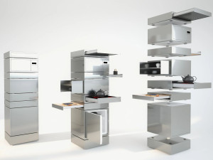 Металлическая мини-кухня