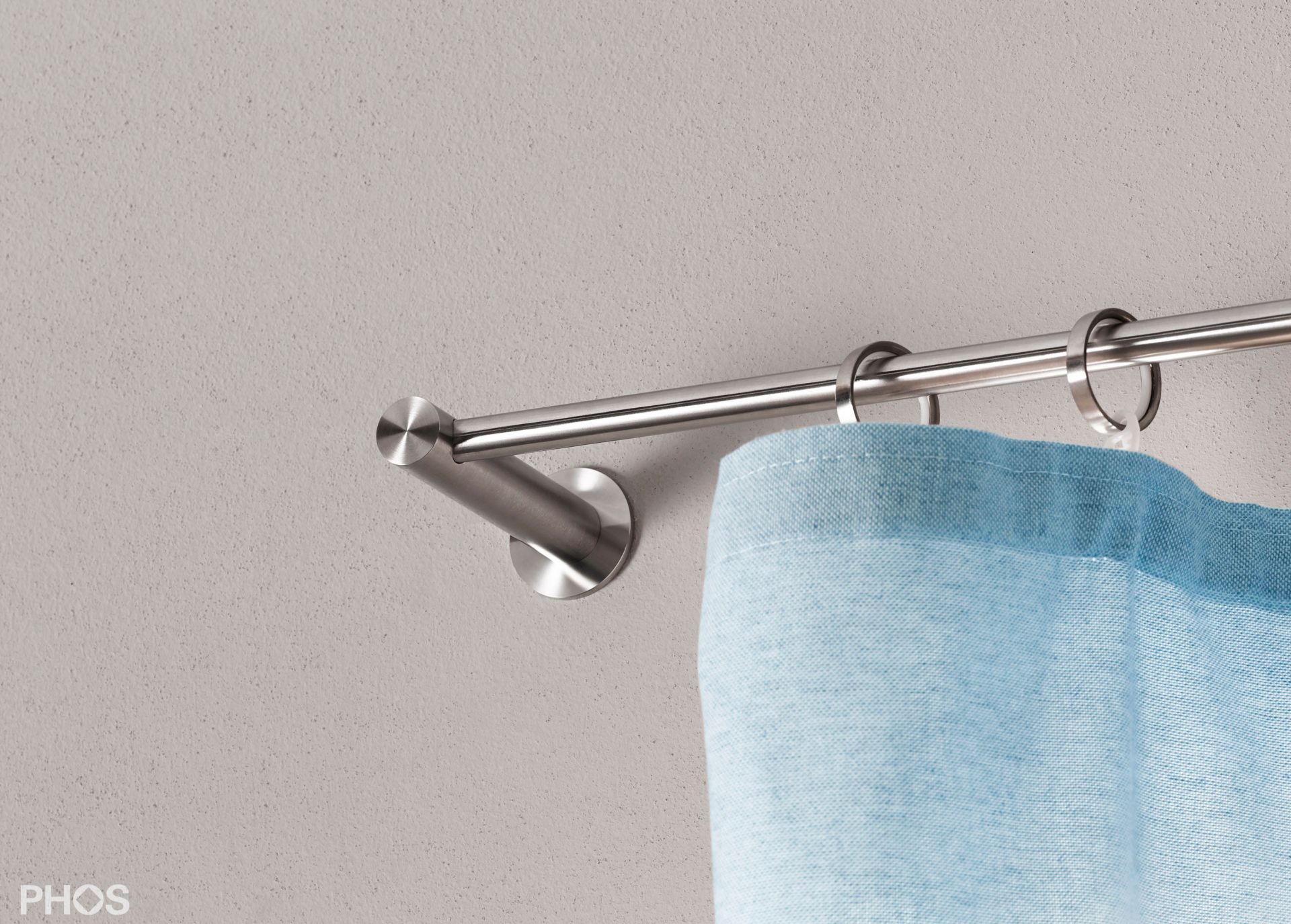 SHV20-100E Держатель концевого стержня для стержня ø12 мм (среднее расстояние до стены) PHOS  - Вид №1