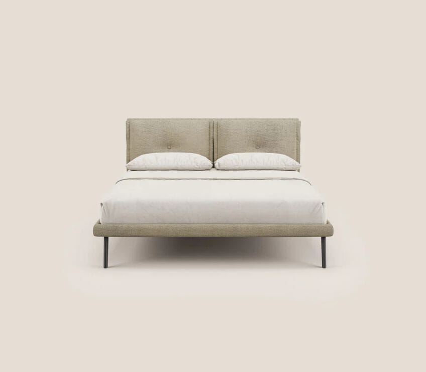 Съемная кровать из ткани с мягким изголовьем Divani.Store IBUKI ARCH-00055248 - Вид №2