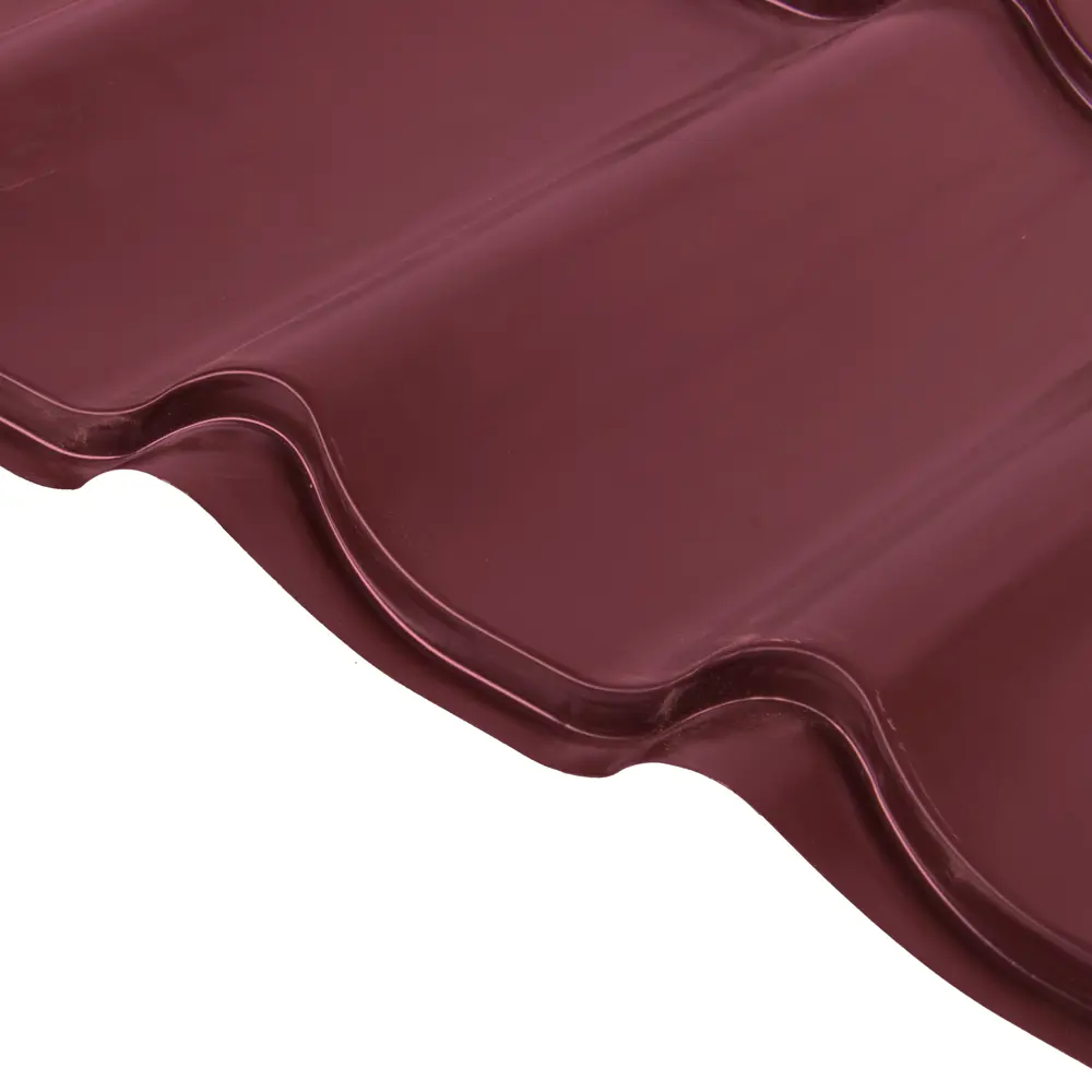 Металлочерепица 0.4 мм 470x1180 мм RAL 3005 красный OPTIMA STLM-2118014