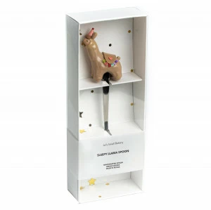 Чайная ложка "Бежевая лама в розовом колпаке" JULS SMALL BAKERY  350368 Бежевый