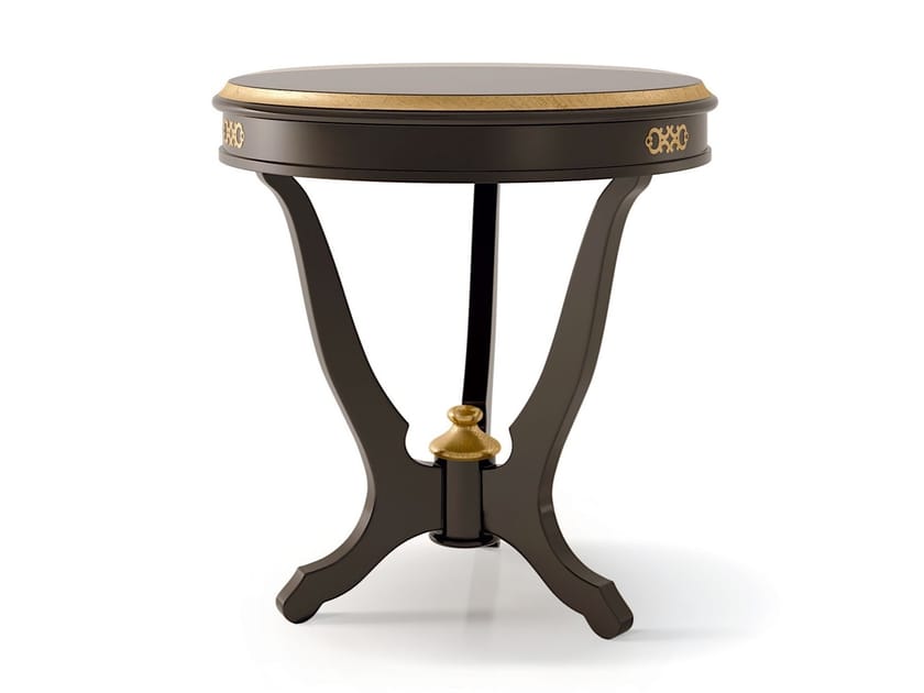 Круглый деревянный журнальный столик Carpanese Home ARCH-00133172