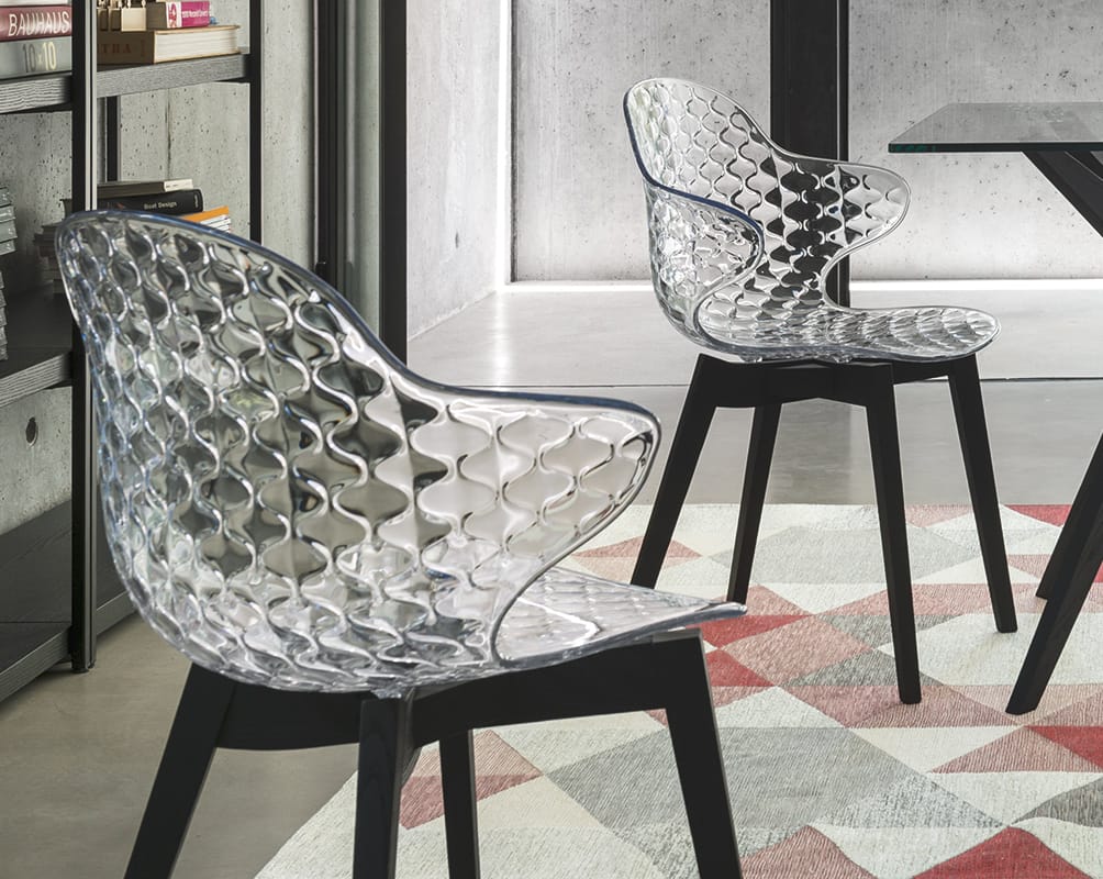 Стул из поликарбоната с подлокотниками Calligaris SAINT TROPEZ ARCH-00087139 - Вид №1