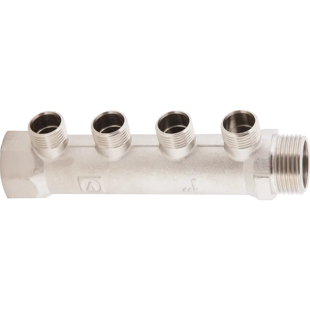 Коллектор с наружной резьбой Valtec на 4 выхода 1"x1/2" VTc.500.N.0604 STLM-2105402
