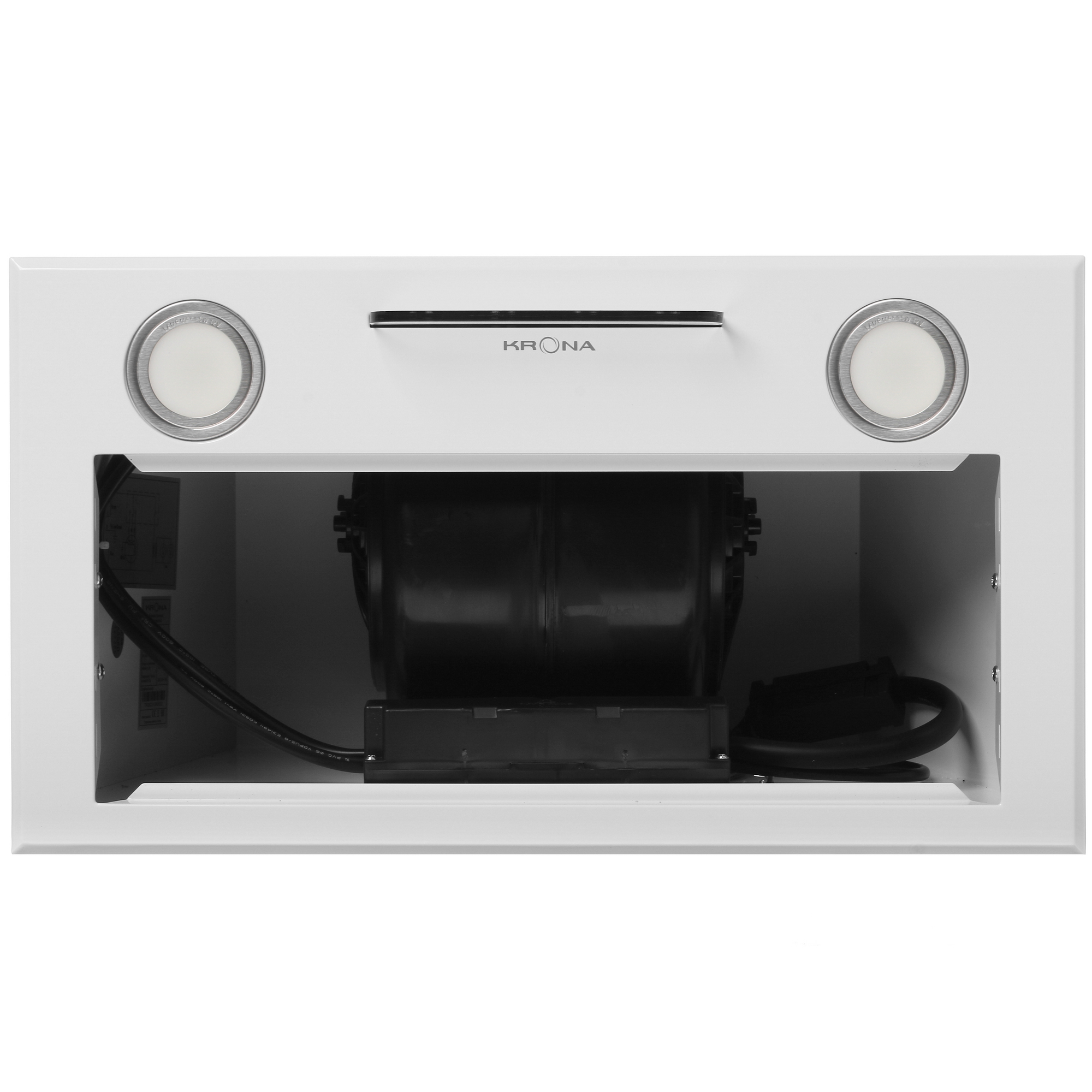 8105465 Вытяжка полновстраиваемая KRONA AMELI 600 white S белый STDN-0027524 - Вид №6