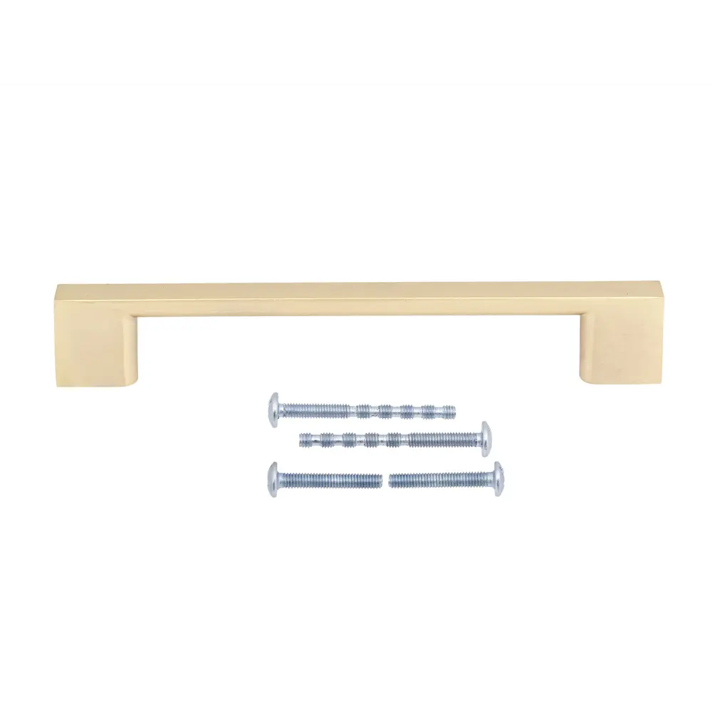 86899588 Ручка-скоба мебельная Ritiro ЦАМ 128 мм цвет матовое золото STLM-1009871 PALLADIUM  - Вид №1