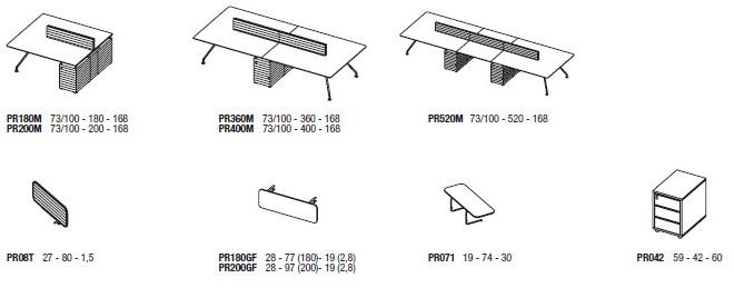NEWTOM by Ultom Прямоугольный стол для совещаний Prospero sun-id-1388406 - Вид №6