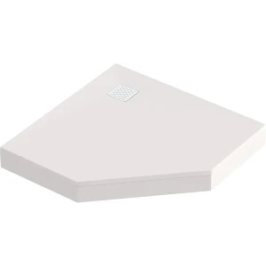 Santreyd Душевой поддон Marble из литьевого мрамора пятиугольный 90×90 см 89391647