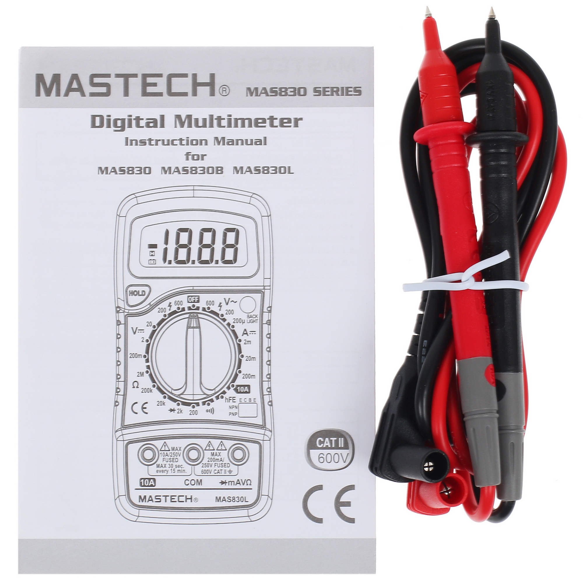 Мультиметр Mastech MAS830B 1063805 STDN-0014149 - Вид №4