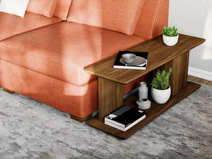 DE.CI Прямоугольный журнальный столик из орехового дерева Claw 12-basc-100 - Вид №2