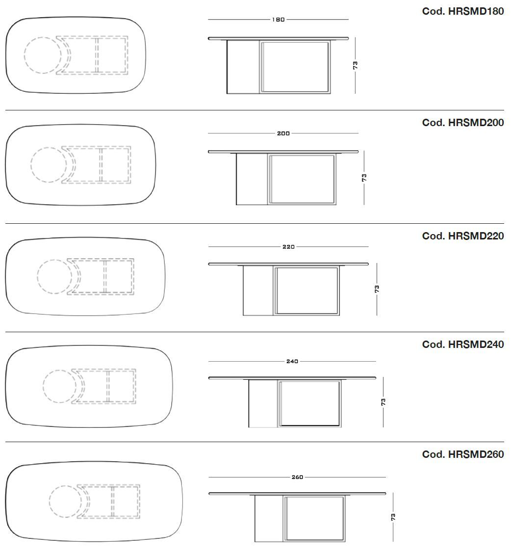 Прямоугольный стол с мраморной столешницей Secolo HORUS MARBLE ARCH-00032584 - Вид №6