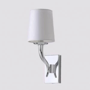 Бра с белым абажуром никель Newport 7501/A NEWPORT 7500 00-3928715 Белый;никель