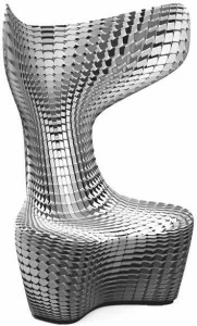 Cappellini Кресло из ткани с высокой спинкой Drum