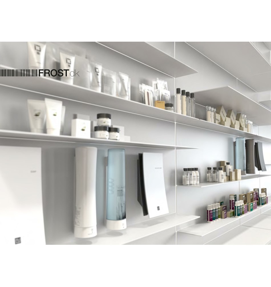 FROST Полка 4025 25x15x60cm » белая Алюминий Белый U4025-W  - Вид №1