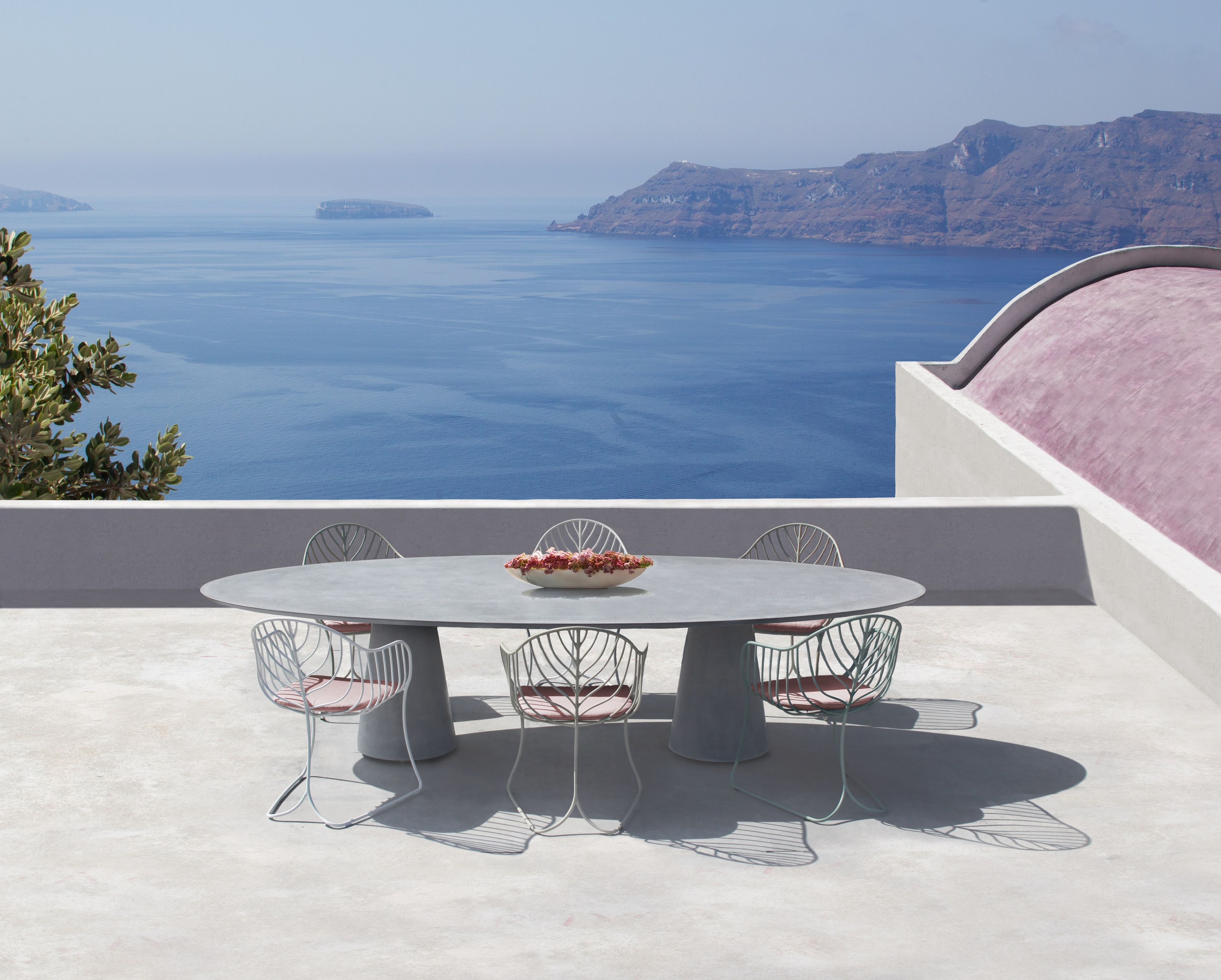 Садовый стул из нержавеющей стали с подлокотниками Royal Botania Folia ARCH-00028309 - Вид №7