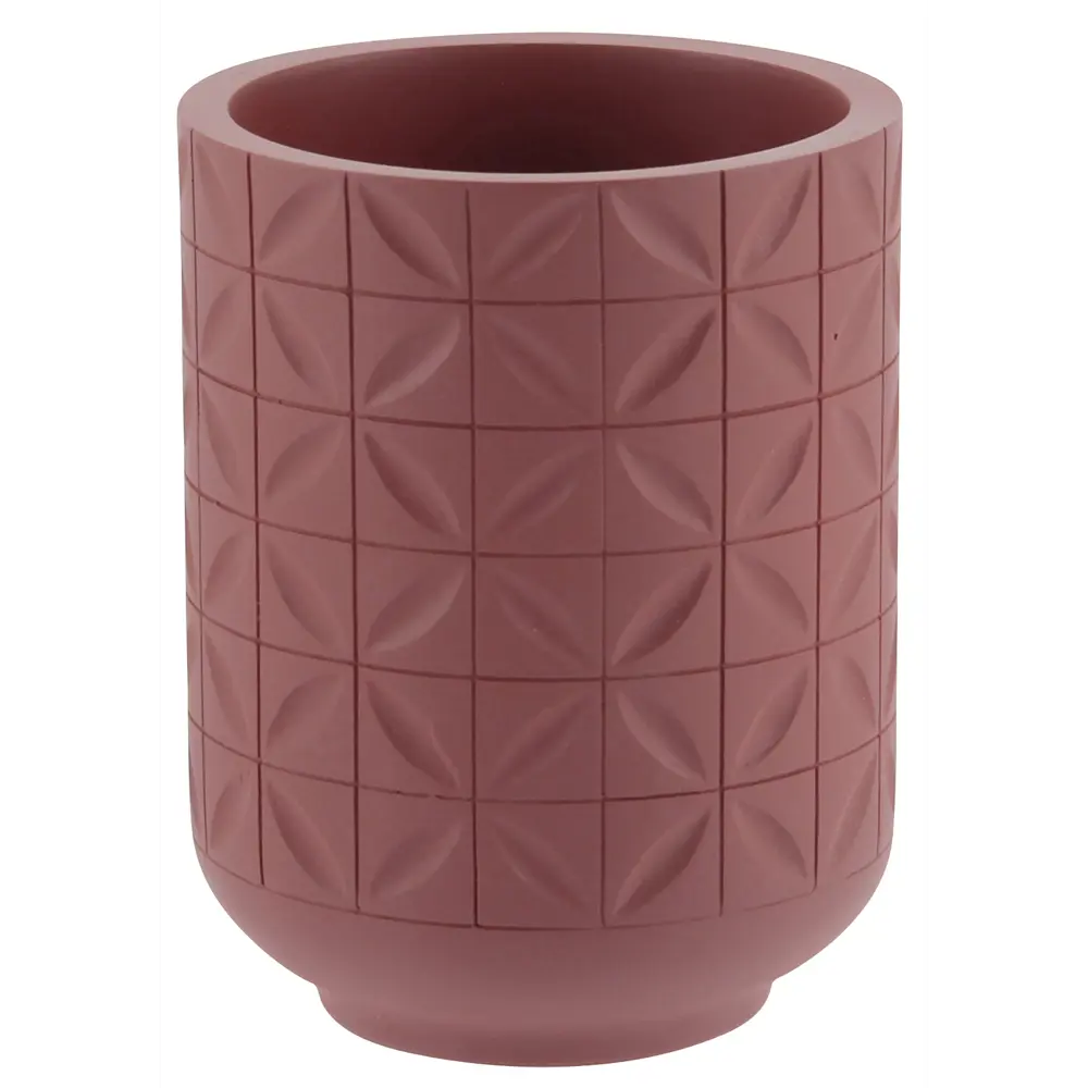 Стакан для зубных щёток Red Knight полирезина цвет красный VIDAGE Red Khight STLM-2207000