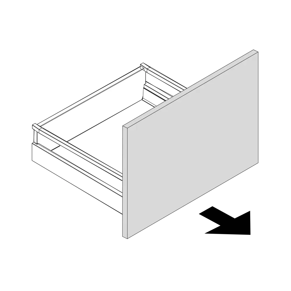 Фасад для кухонного ящика Реш 39.7x25.3 см Delinia ID МДФ цвет синий STLM-2129089 - Вид №7