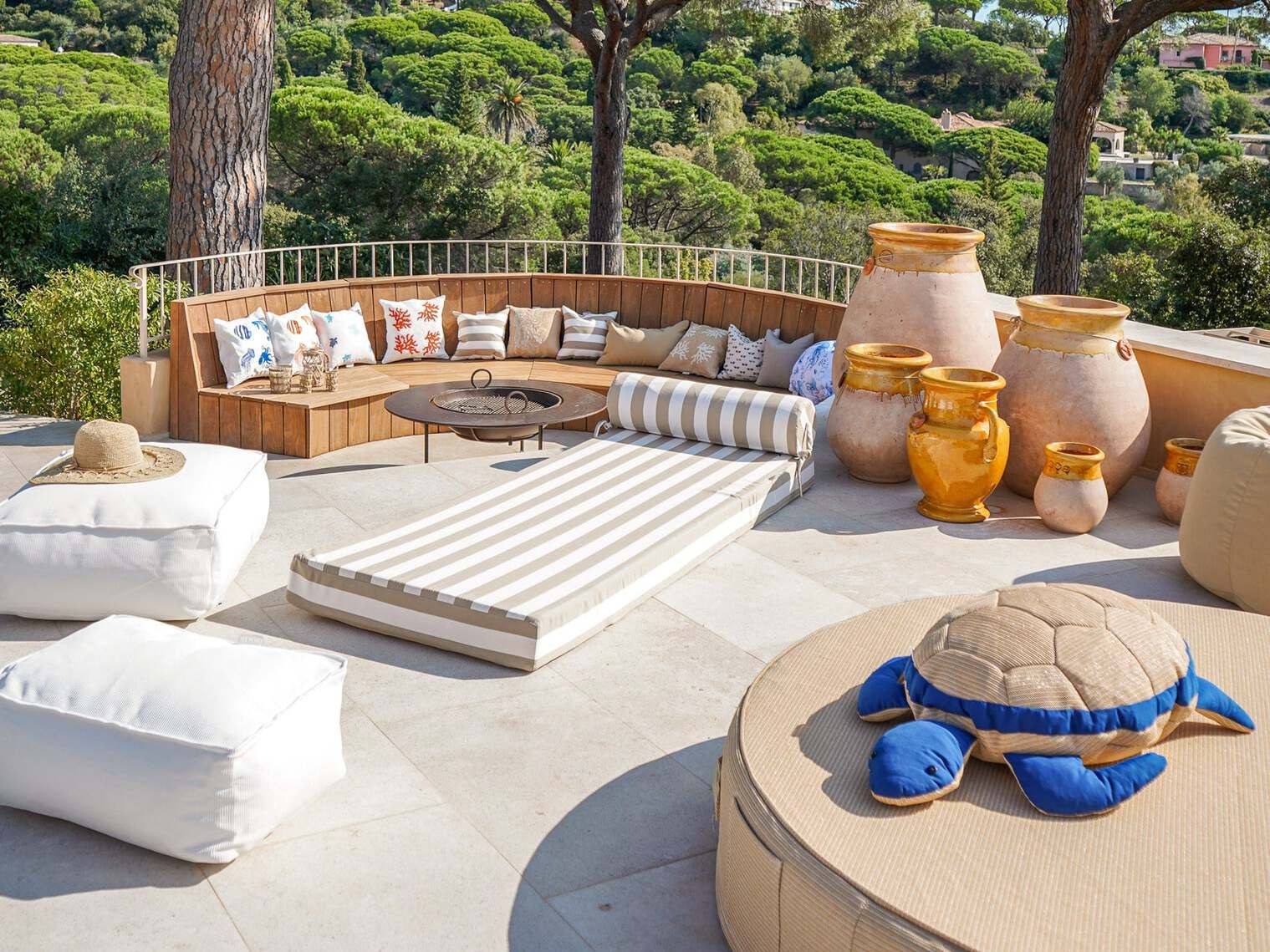 Напольная подушка ткани MX HOME Pampelonne ARCH-00123397 - Вид №2