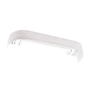 Карниз трехрядный Legrand Эдельвейс 240 см пластик цвет мокко