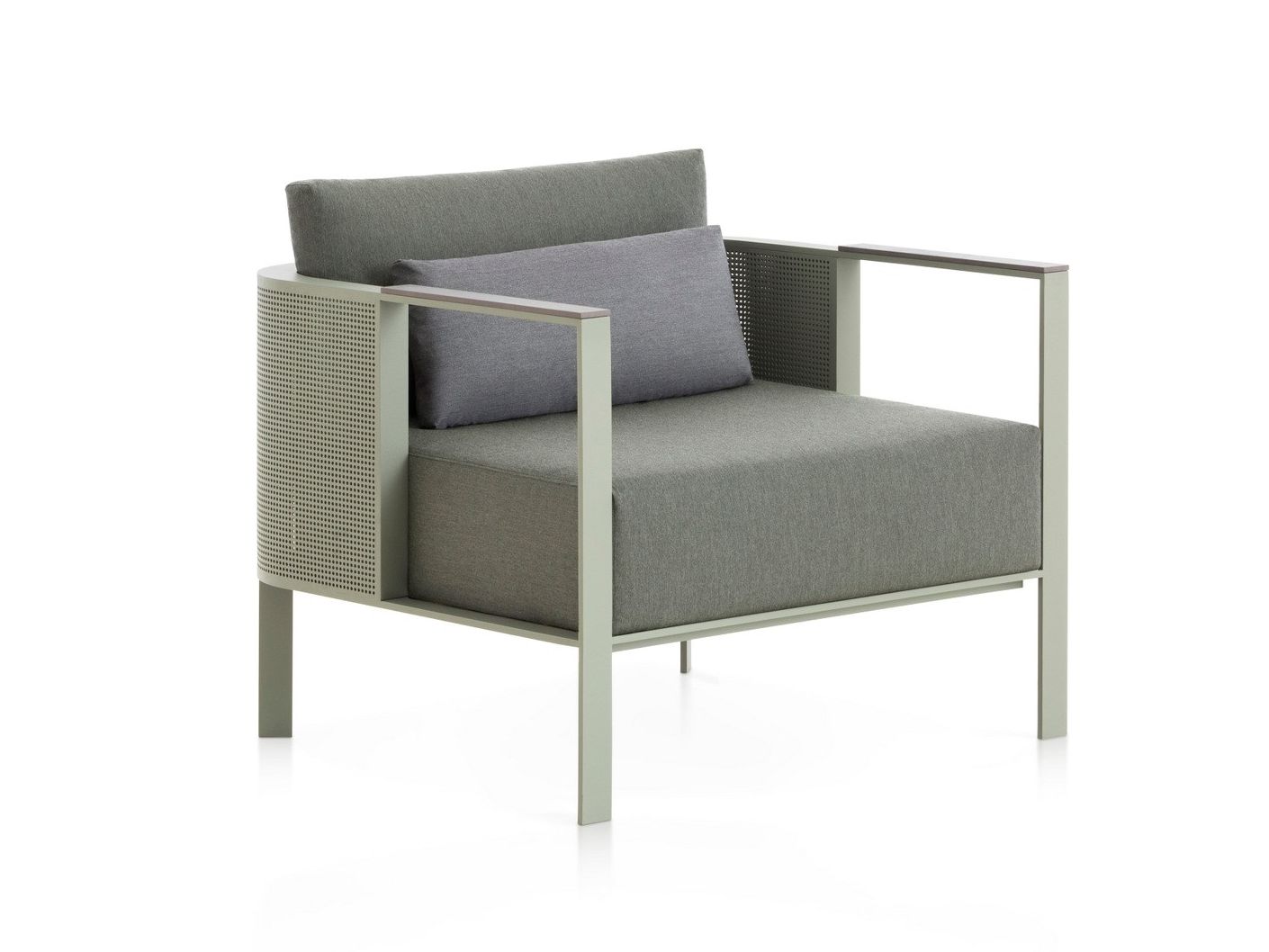 Термокрытый алюминиевый садовый стул с подлокотниками GANDIABLASCO Solanas ARCH-00049294