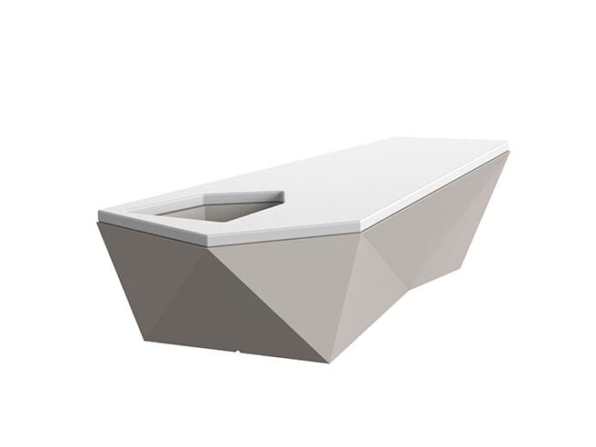 Модульная скамейка из полиэтилена без спинки Vondom Faz ARCH-00038745 - Вид №2