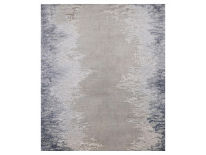 Шелковый прямоугольный ковер ручной работы