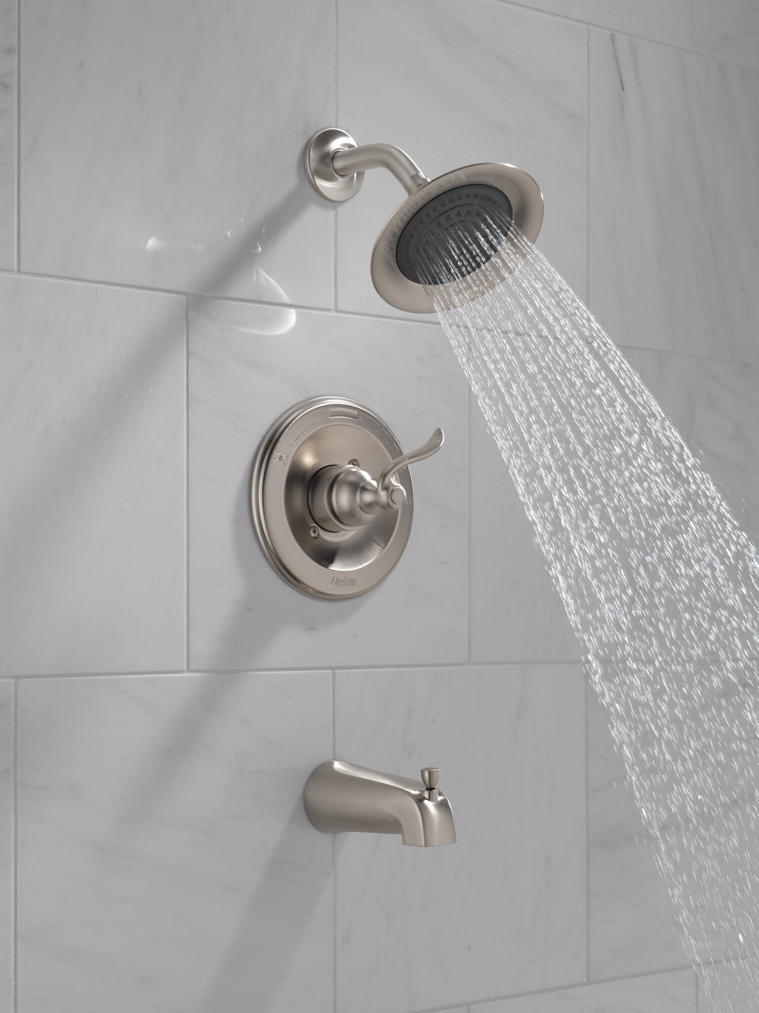 144996C-BN Ванна и душ Monitor® серии 14 Delta Faucet DELTA Матовый никель - Вид №1