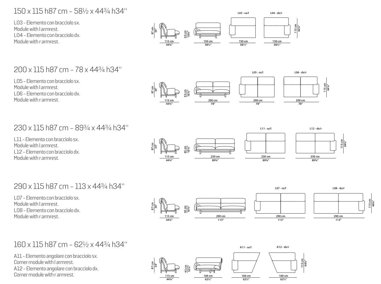 Кожаный диван Baxter Jo ARCH-00140692 - Вид №7