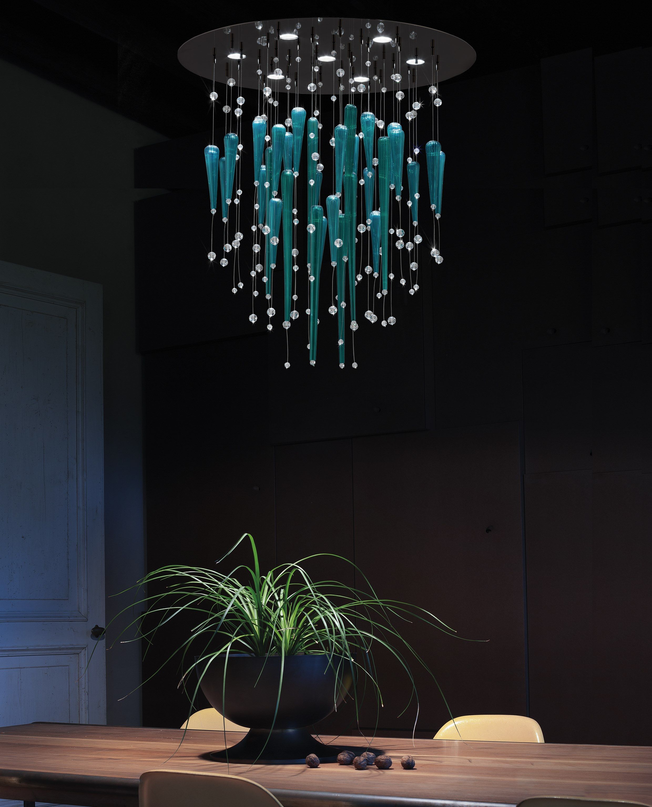 Кристалл светодиодный подвесной светильник Euroluce Lampadari отражения ARCH-00135224 - Вид №1