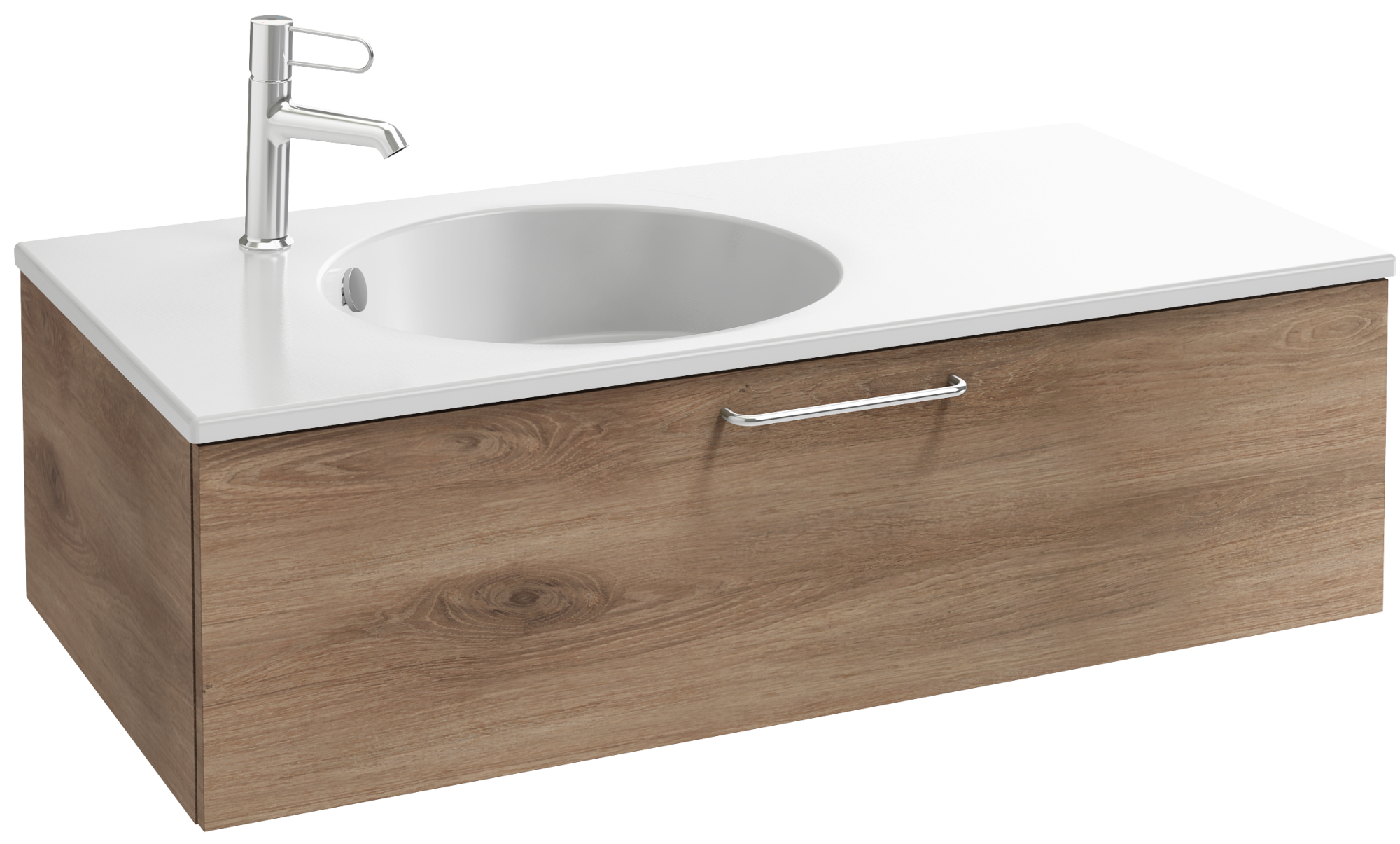 EB2516-R5-M90 Тумба под столешницу 100 см, 1 ящик, хромированная ручка JACOB DELAFON ODÉON RIVE GAUCHE ODEON RIVE GAUCHE