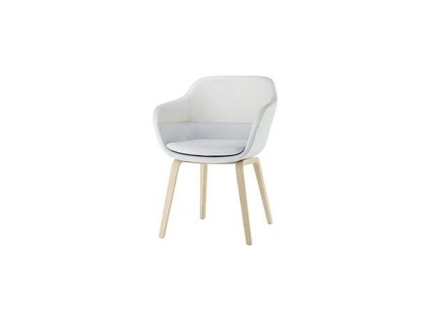 Мягкий тканевый стул с подлокотниками Brunner crona ARCH-00128303 - Вид №2