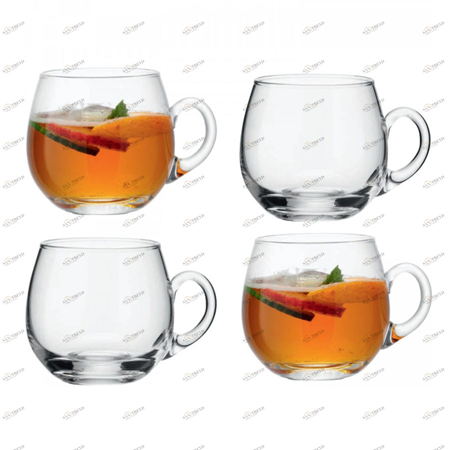 Набор из 4 чашек для пунша 300 мл Serve LSA INTERNATIONAL ДИЗАЙНЕРСКИЕ 00-3863285 Прозрачный 