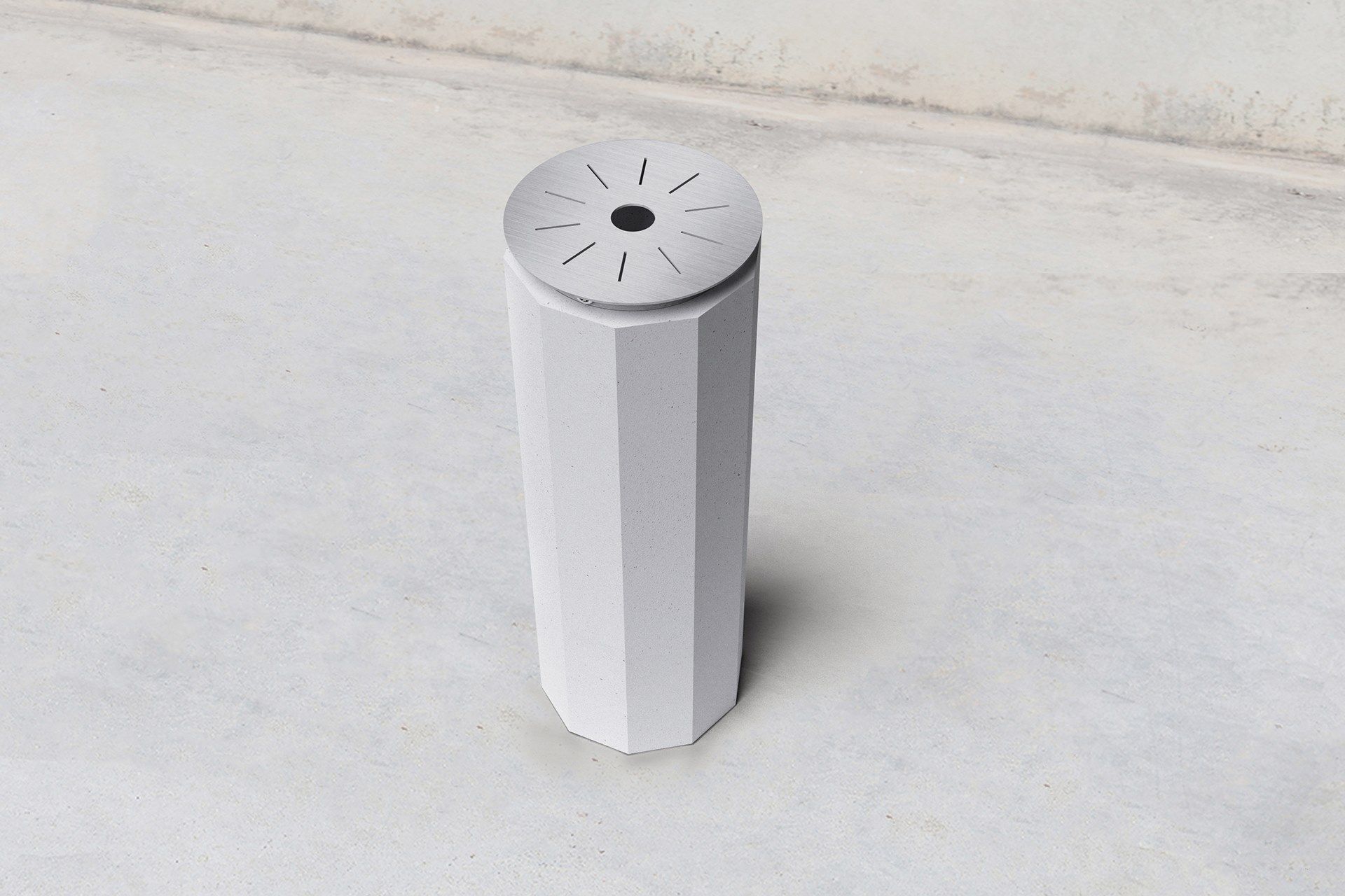 Пепельница для общественных пространств из армированного волокном бетона SIT Wuud ARCH-00119592 - Вид №4