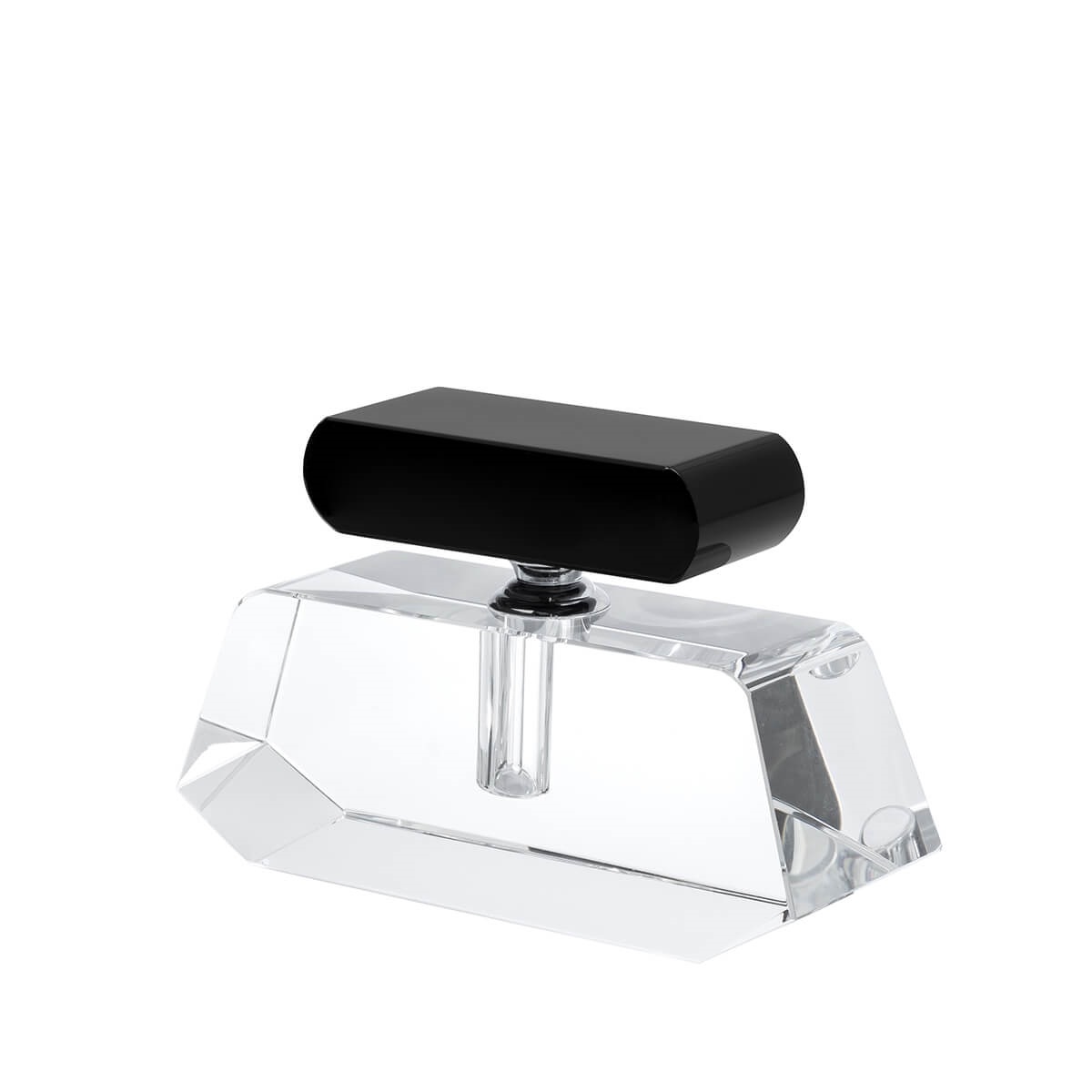 600914-CB ABHIKA БУТЫЛКА ДЛЯ ДУХОВ BEVERLY MD CLEAR/BLACK  - Вид №1