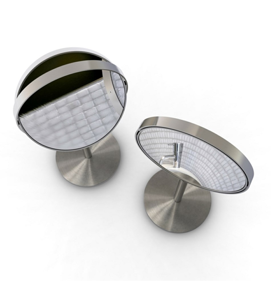 FROST Увеличительное зеркало 2 » матовое Нержавеющая сталь Матовый N1943  - Вид №2