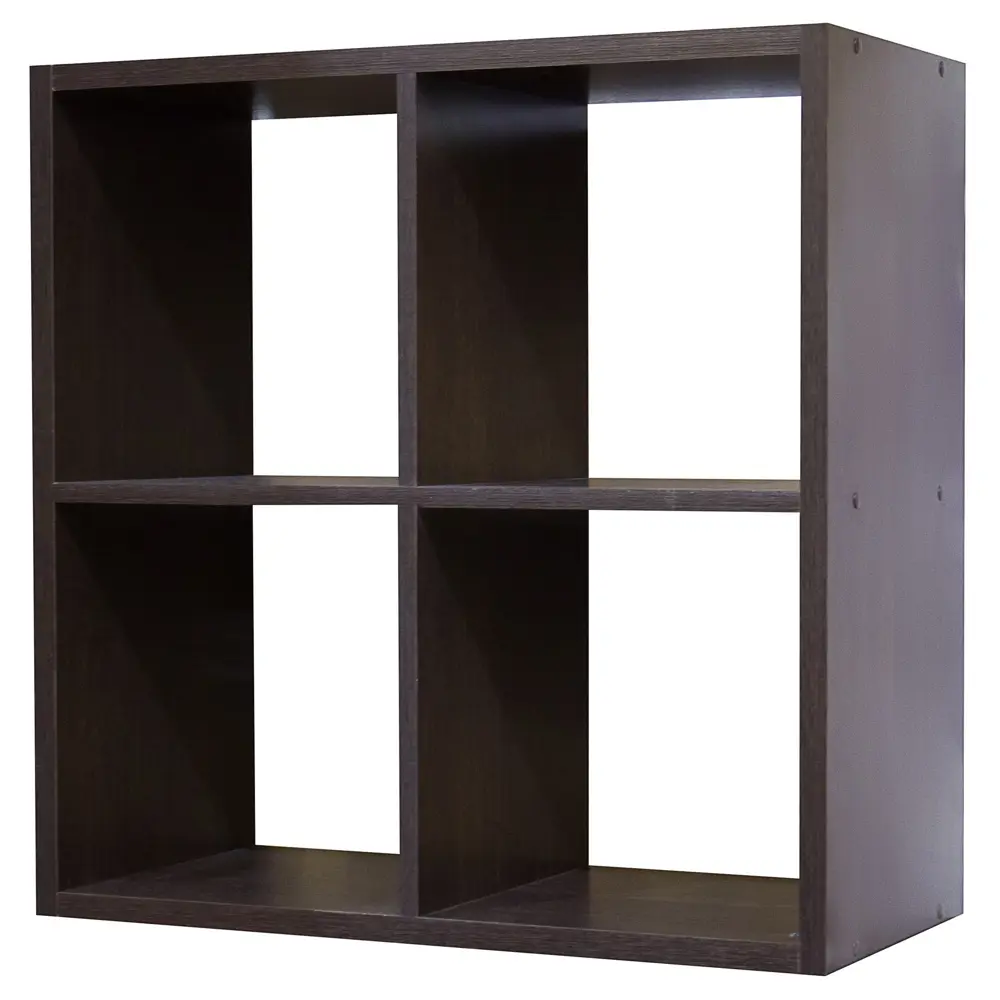 Стеллаж 4 секции 70x70x31,5 см, ЛДСП, цвет венге Santreyd STLM-2082496