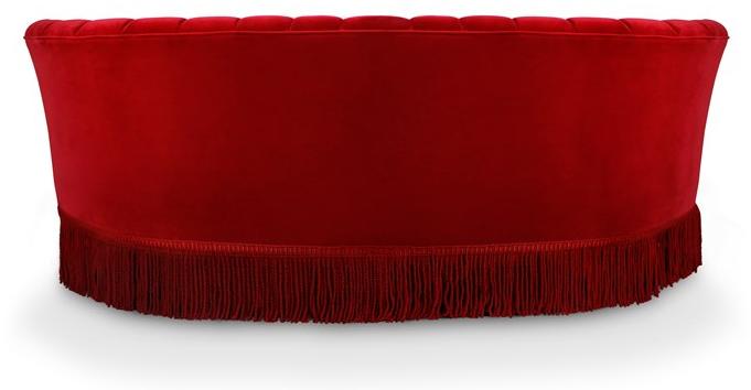 KOKET Изогнутый 3-х местный бархатный диван Sevilliana sun-id-1389665 - Вид №3