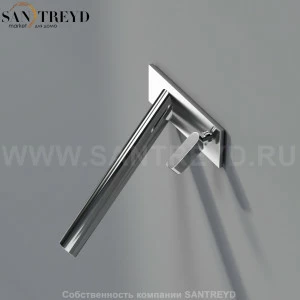 Встроенный смеситель ARUB1009DS SQUARE для раковины хромированный