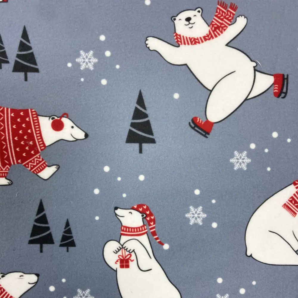 Плед Полярники 120x150 см флис цвет серый Ardenza Новогодняя STLM-2076597 - Вид №1