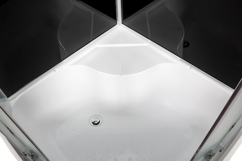 ЕМ1511 L с гидромассажем (гм.) Душевая кабина DETO Серия EM B10S BLACK - Вид №11