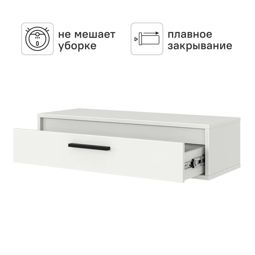 Консоль Лион 80x20x30 см ЛДСП цвет белый Santreyd STLM-2029594 - Вид №2