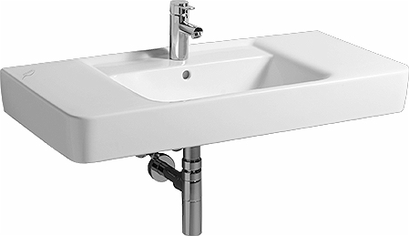 85091 Подвесная раковина настенная прямоугольная IFO  белая 