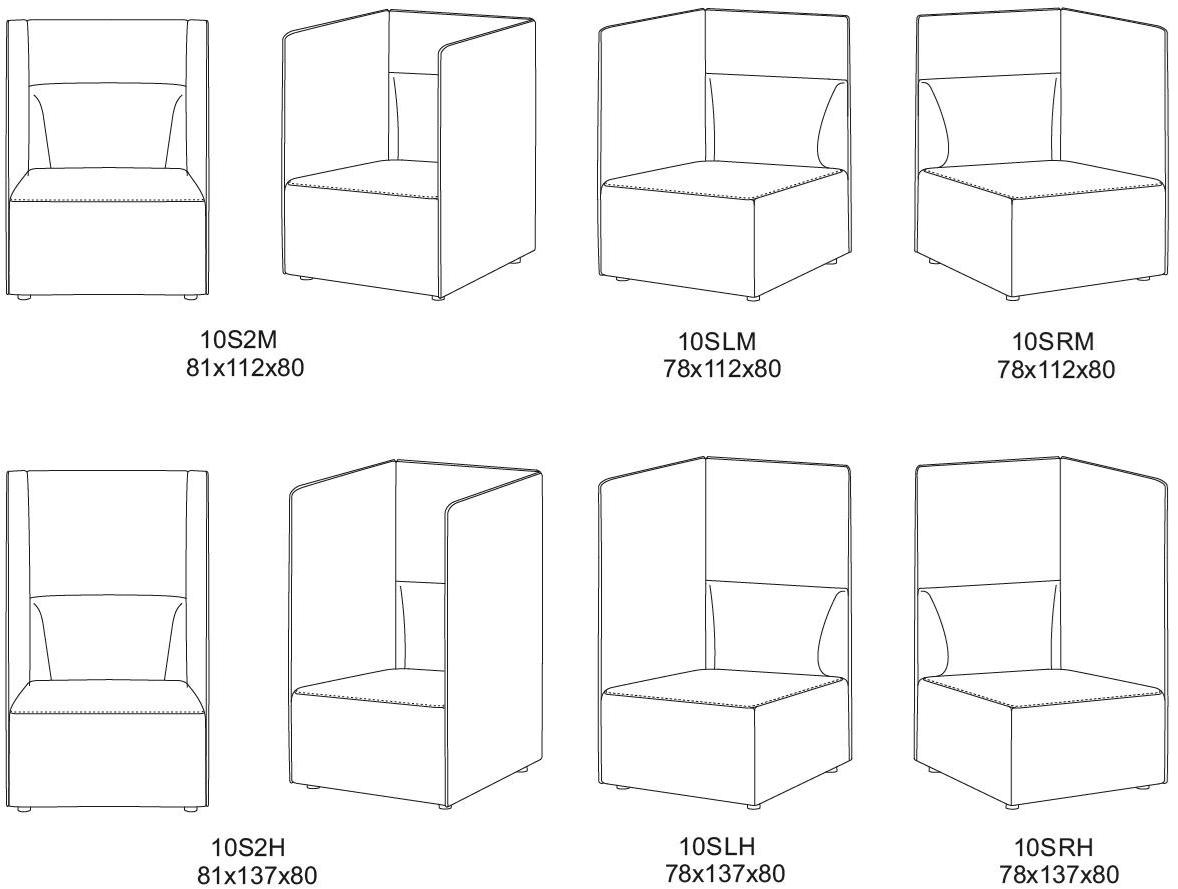 Recor Home Диван-трансформер из ткани с высокой спинкой Central sun-id-1403440 - Вид №3