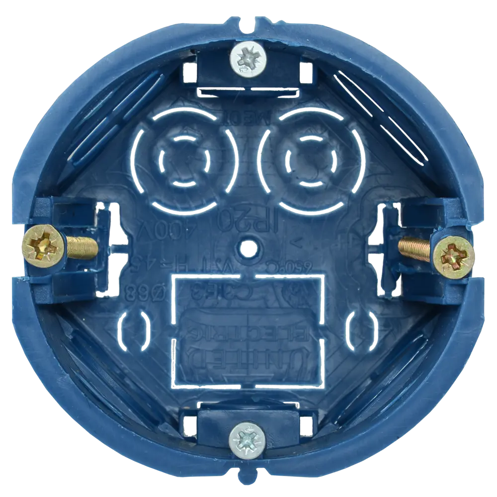 Подрозетник одноместный IEK для полых стен 68x45 мм цвет синий Santreyd STLM-2039069 - Вид №1